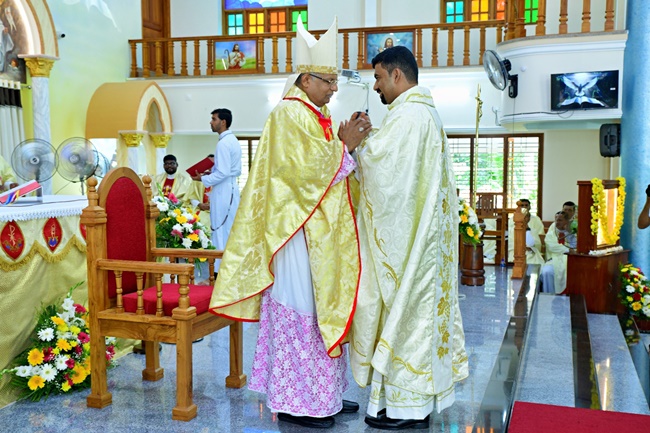 Priestly ordination ceremony held with fervour at Allipade church