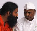 Anna, Ramdev go separate ways, but will back each other