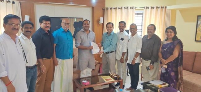 Global Alliance of Tulu Associations (GATA) submits Memorandum to Honorable Speaker Shri U.T. Khader