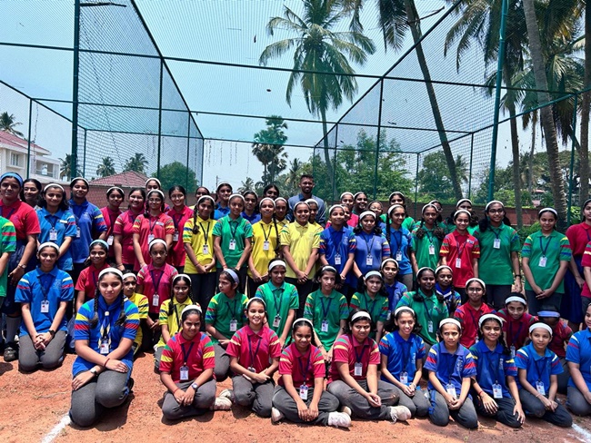 New Cricket Net Inaugurated at Ryan International School Kulai Mangalore.