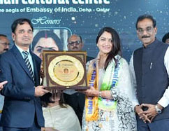 Indian Cultural Centre felicitates South Indian Film Celebrities