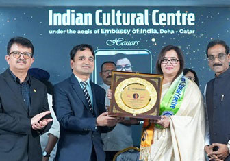 Famous actress and Lok Sabha member Smt. Sumalatha Ambareesh and  film producer and actor Mr. Rock L