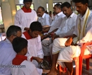 Udupi/M’Belle: Holy Thursday observed with solemn mass and washing of the feet