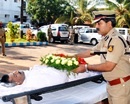 Mangalore: District Police Pay Homage to Coastguard Police Rajappa – Died on Duty at Mulky Check pos