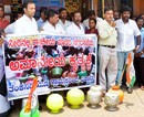 Udupi: Villagers protest on stoppage of water supply