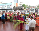 Palm Sunday celebration at Milagres Church Mangalore