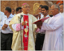 Mangalore: Foundation Stone laid to rebuild St. Antony’s Church at Kuloor