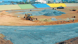 Mangalore: Synthetic track work sees setback