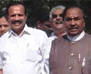 Udupi: Former CM D V Sadanand Gowda & DyCM Eshrappa View Losses of Areca Crop in Shirva