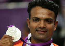 Vijay Kumar wins silver to give India second medal at Games