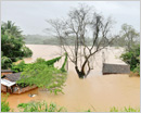 Rain inundates low-lying areas in DK, Udupi