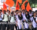 Mangalore: ABVP Stages Protest Rally to dissolve Corrupt Union Government