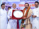 Puttur: St Philomena College felicitates alumnus Union Minister D V Sadanand Gowda