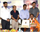 Konkani has a bright future - Leo Rodrigues conferring Kittall Youth Award 2014