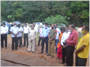 Udupi: Foundation Stone laid for the Renovation of  the Entrance of Lions Club, Moodubelle