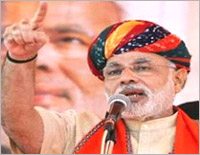 Modi scores a hat-trick in Gujarat, BJP loses HP to Congress