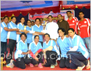 Udupi: ICYM Nakre bags the prestigious Volley Ball Fortune Trophy and ICYM Udupi wins Throwball Trop