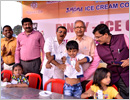 Mangaluru: Children enthusiastically partake in Ice cream eating competition during Pilikula Habba