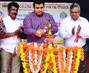Udupi: Mangalore Vasity Inter-Collegiate Weightlifting Competitions inaugurated at Tenkanidiyoor