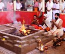 Karkal: Brahmakumbhabisheka – Shatachandiyaga Begins at Adapady - Palli temples
