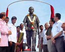 Bronze Statue of Former Minister Dr V S Acharya Installed on First Death Anniversary  at District He