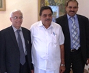 Qatar: Karnataka Minister B Ramanath Rai holds Cordial Talks with Indian Ambassador Sanjeev Arora