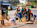 Mangaluru: Union Minister Venkaiah Naidu acknowledges voluntary cleanliness campaign of Ramakrishna