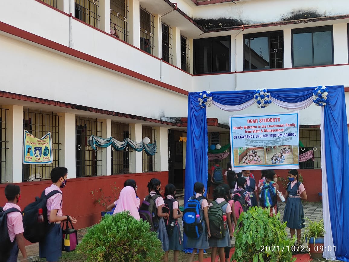 Udupi: Primary Section of St. Lawrence EM High  School, Moodubelle Reopened