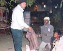 Allahabad: One Winter Night . . . blankets distributed to needy in freezing cold