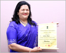 Grace Pinto among 100 women achievers; honoured by President