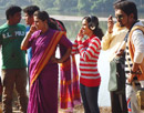 Shooting for Kannada Comedy TV Serial underway at Mattu
