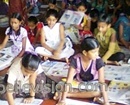 Kundapur: People the Vision Conducts Paper Bag Making Workshop at Tekkatte