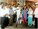 Udupi: Motion set for shooting Lacchi, Tulu Digital Movie at Kunjaru Temple