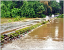 Kukke bridge goes under water for 8th time this monsoon
