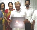 Mangalore: Bellevision.com –Presents Golden Memories Album to MLA J R Lobo
