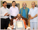 M’lore:Konkani Kutam Award - 2014 conferred on veteran humorist CGS Taccode