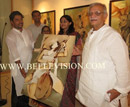 Mangalore: Gulzar Inaugurates Artist Wilson D’Souza’s Solo Exhibition of Paintings