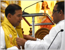 Pangla bids tearful Adeiu to Rev Fr Leslie DSouza and Mount Rosary accord a warm welcome