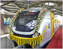 Mumbai metro train gets on track; Chavan launches services