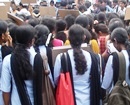Mangalore: Kerala Samaj Schools Protest condemning Gang-rape of Keralite Student in Manipal
