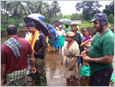 KRV activists demand irrigation officials to clear rotten trees from Dindottu dam