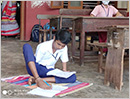 SVS High School student Kaushik writes SSLC exams using his foot; Kar minister commends