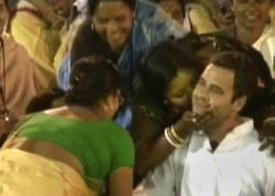 Cong woman killed by husband for ’kissing’ Rahul, SP denies