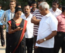 Mangalore: MLA J R Lobo checks monsoon preparedness from Pumpwell to Netravati Bridge