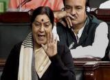 Swaraj opposes BSR Cong’s merger with BJP