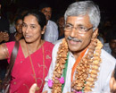 Moodubelle: Jayaprakash Hegde on his victory tour accorded enthusiastic welcome