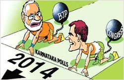 Karnataka assembly elections: All set for Modi-Rahul war