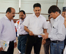 Mangalore: DC Ibrahim reviews arrangements at LS Vote Counting Center