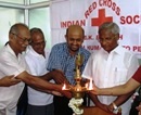 M’lore: MLA J R Lobo offers unto Society Blood Bank set up by IRCS - DK Unit at Lady Goschen