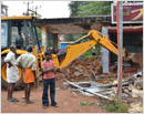 Manipal: Petty shops become victims of road widening project
